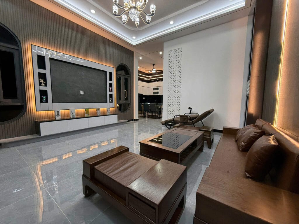 BIỆT THỰ ĐẸP 7×26 GẦN CHỢ BÌNH CHÁNH – 5 PHÒNG NGỦ, 4 WC, SỔ HỒNG RIÊNG