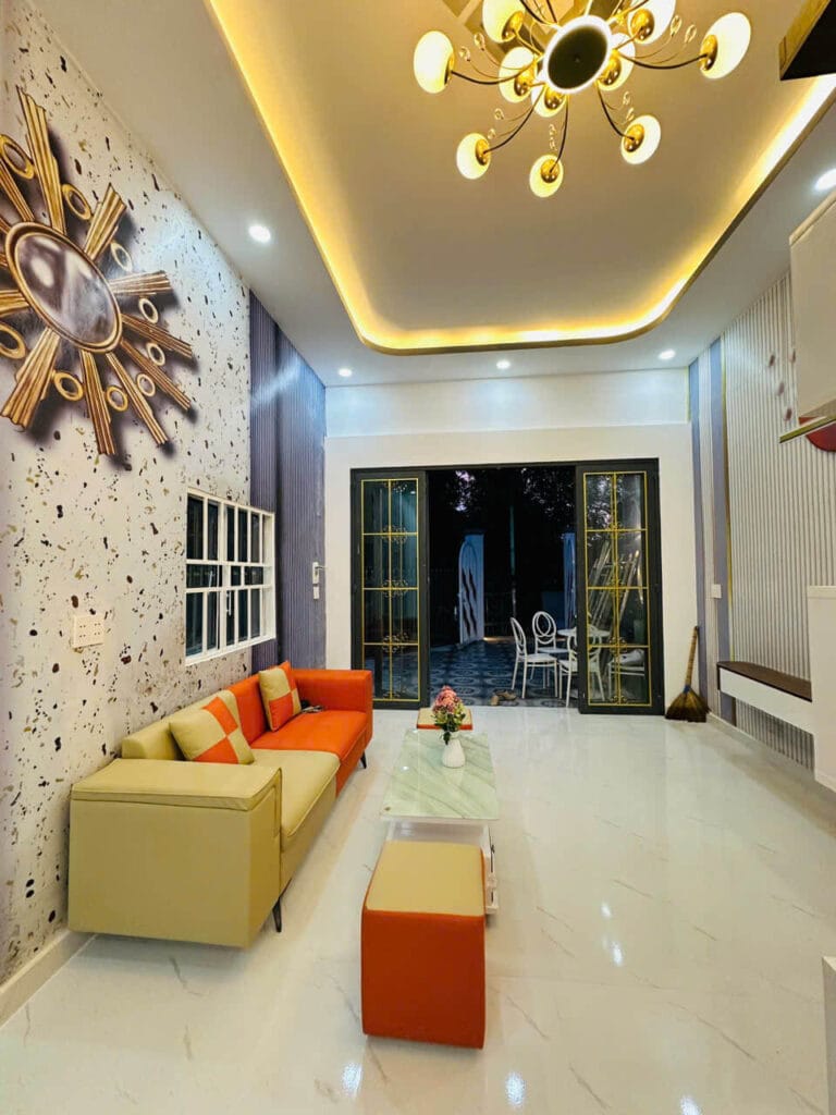 Nhà Bình Chánh Sổ Hồng Giá Tốt – Villa Sân Vườn Hiếm – Diện Tích 205m²