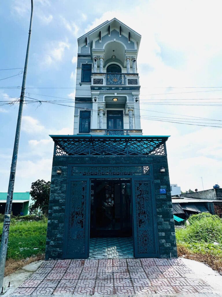 nhà bán Bình Chánh nhà ngã 4 Phước Lý Long An mua bán nhà 4PN 3WC nhà gần Bình Chánh nhà đường nhựa xe hơi