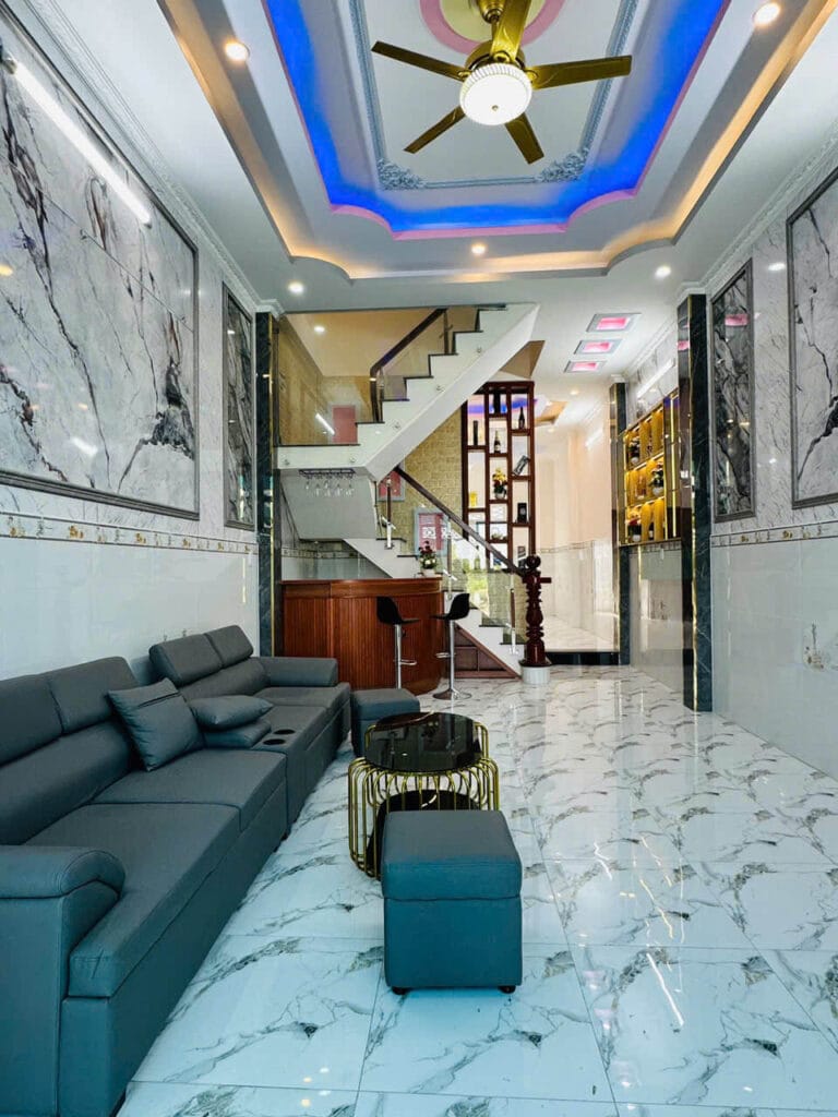 nhà bán Bình Chánh nhà ngã 4 Phước Lý Long An mua bán nhà 4PN 3WC nhà gần Bình Chánh nhà đường nhựa xe hơi